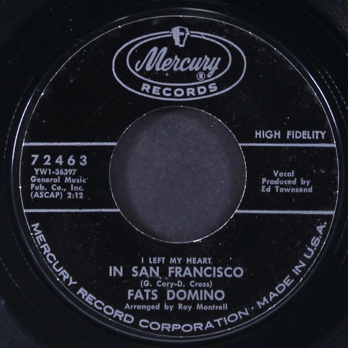 i left my heart in san francisco by FATS DOMINO