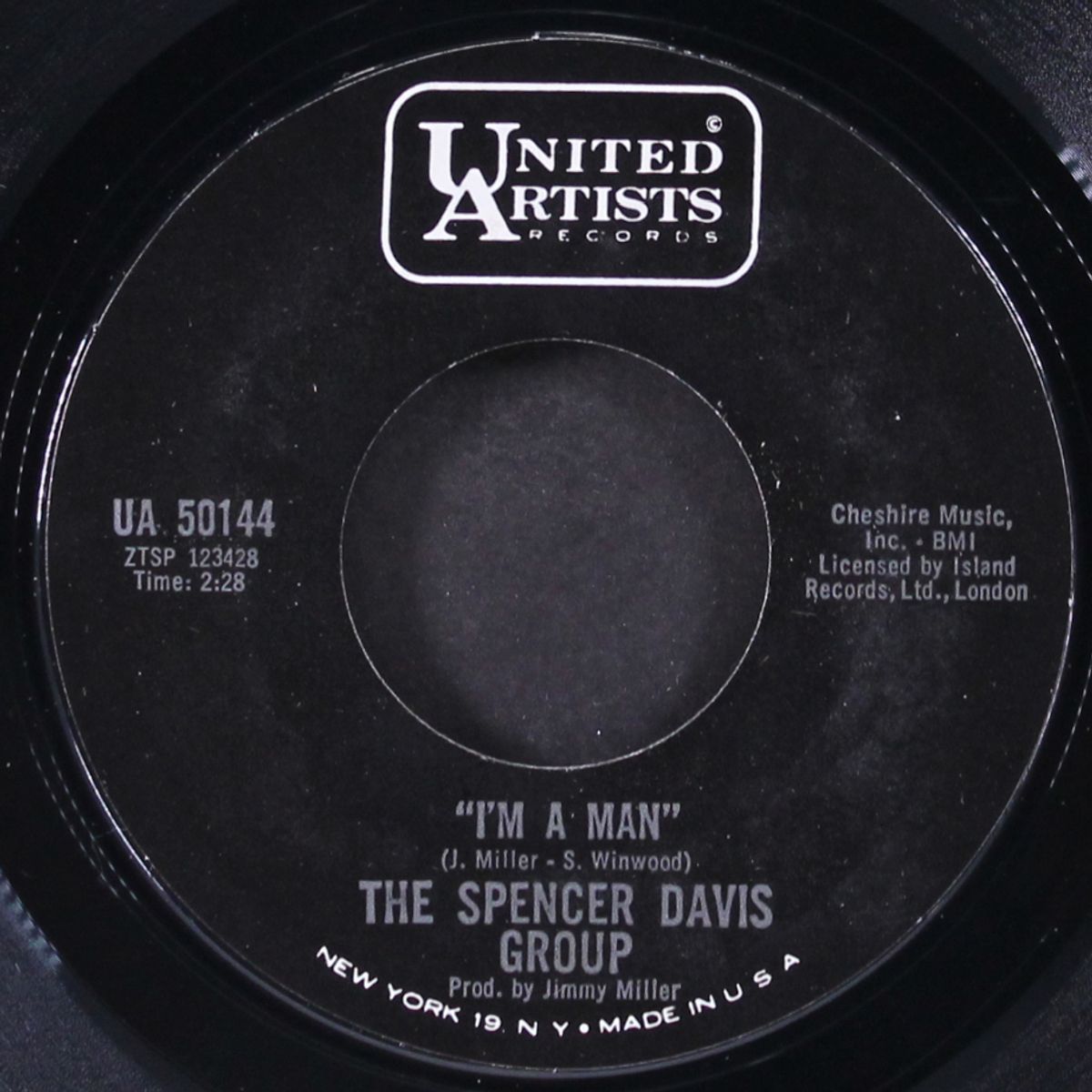 i'm a man / can't get enough of it by SPENCER DAVIS