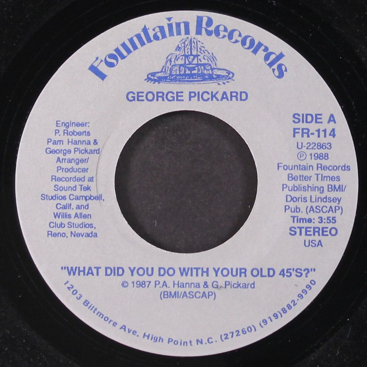 what did you do with your old 45's? by GEORGE PICKARD