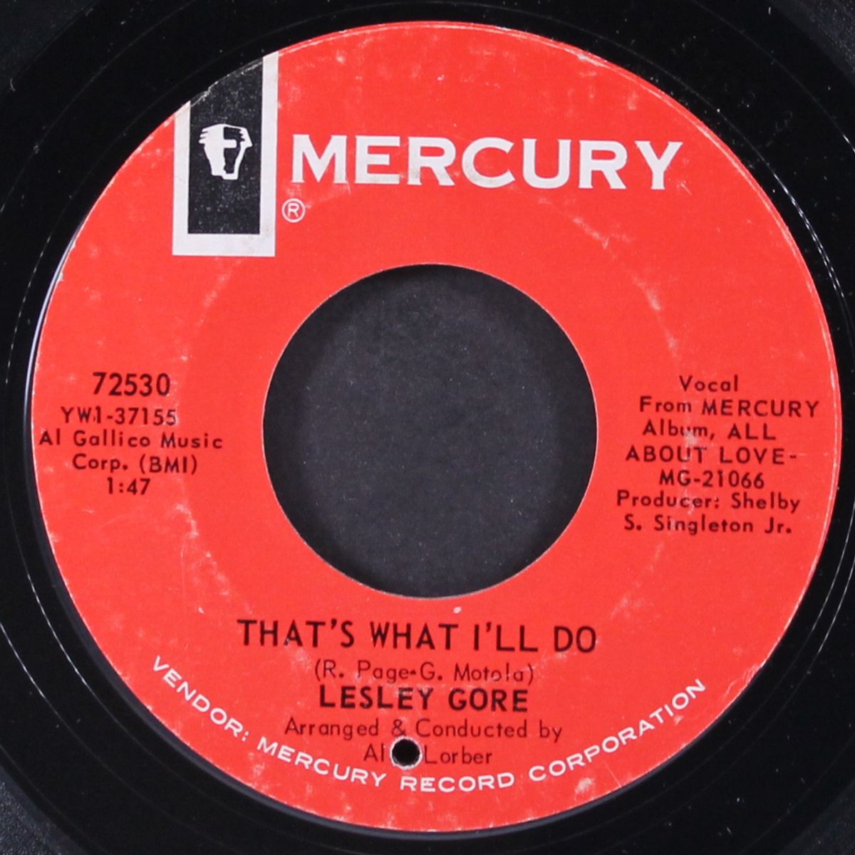 we know we're in love / that's what i'll do by LESLEY GORE