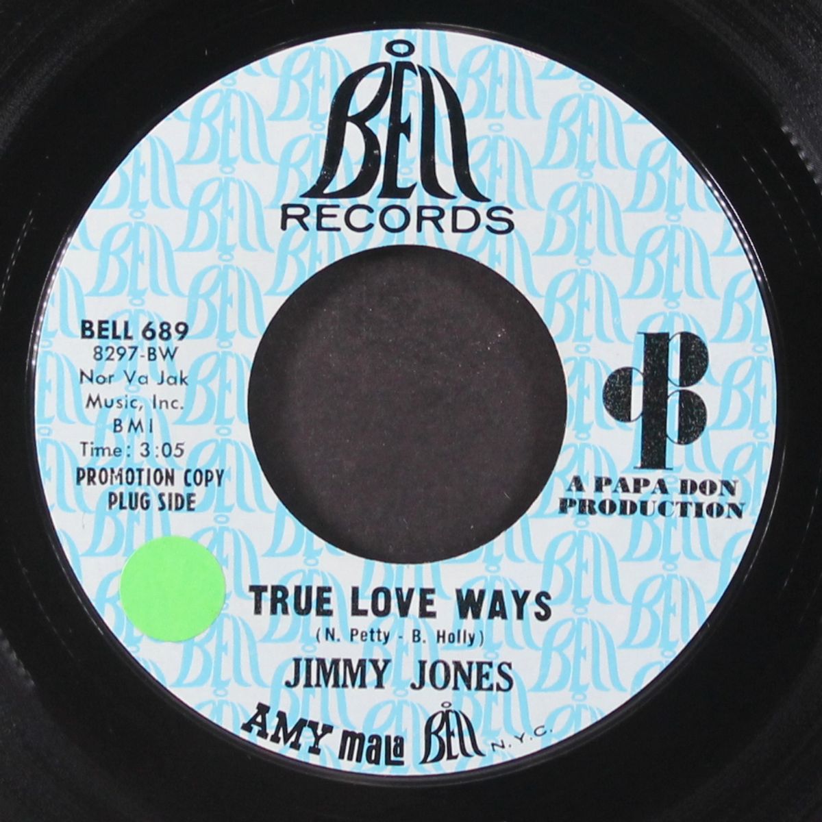 true love ways / snap my fingers by JIMMY JONES