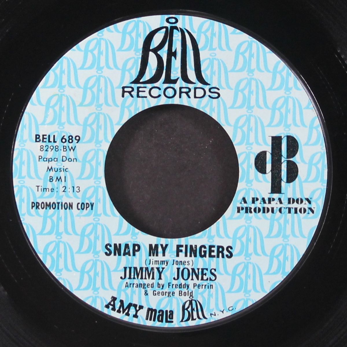 true love ways / snap my fingers by JIMMY JONES