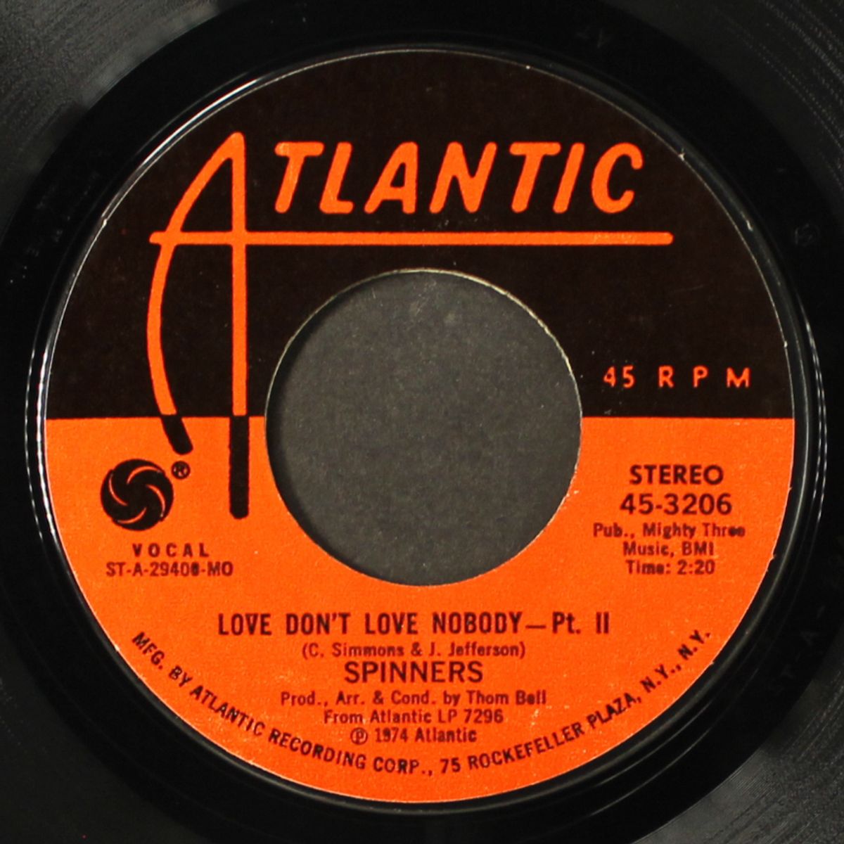 love don't love nobody / mono by SPINNERS