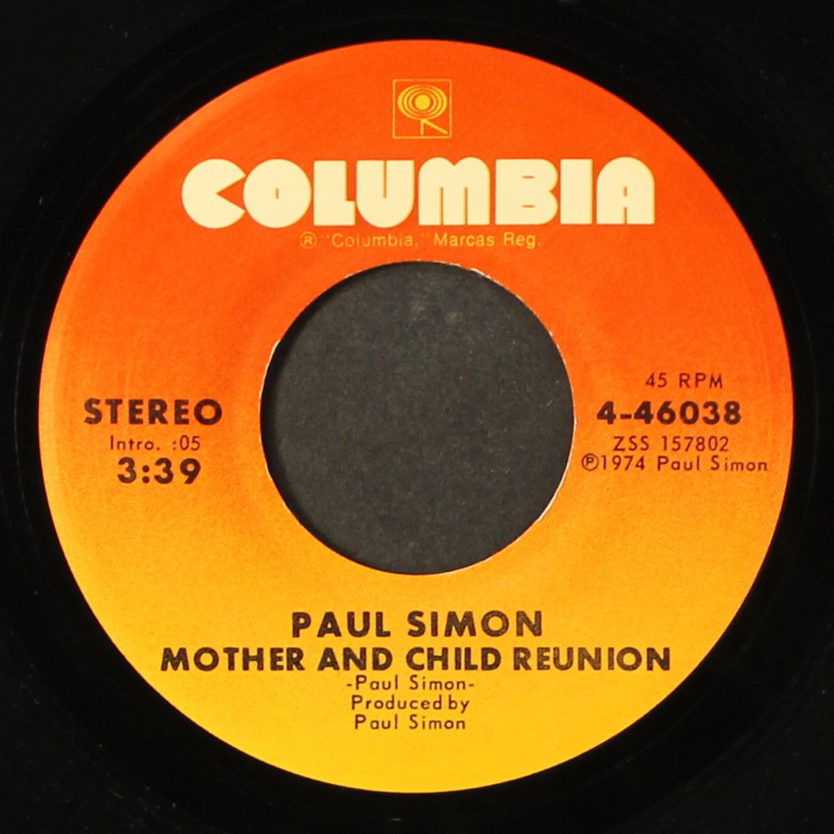the sound of silence / mother and child reunion by PAUL SIMON