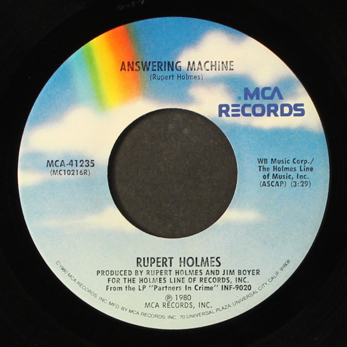 amswering machine / lunch hour by RUPERT HOLMES
