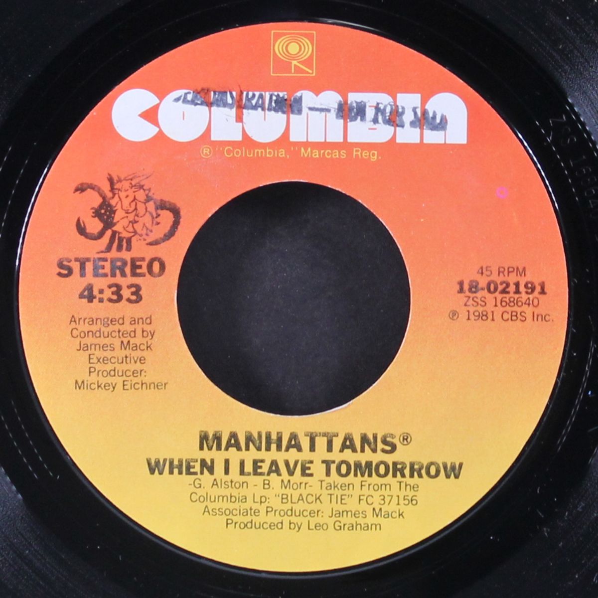 just one moment away / will i leave tomorrow by MANHATTANS