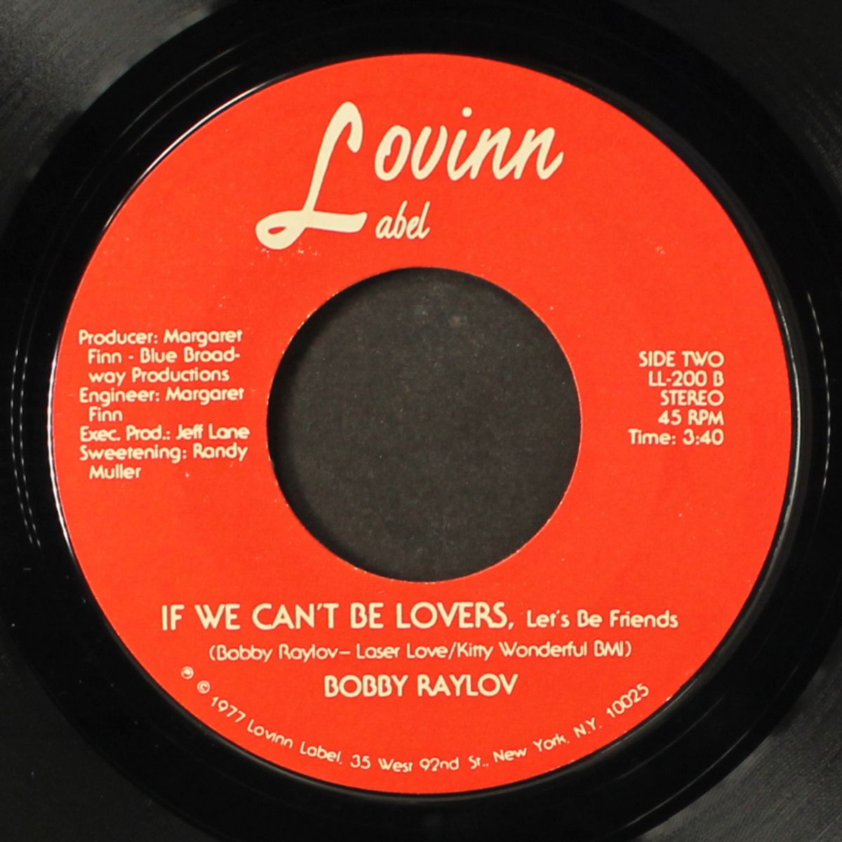 if we can't be lovers / mind on the money by BOBBY RAYLOV