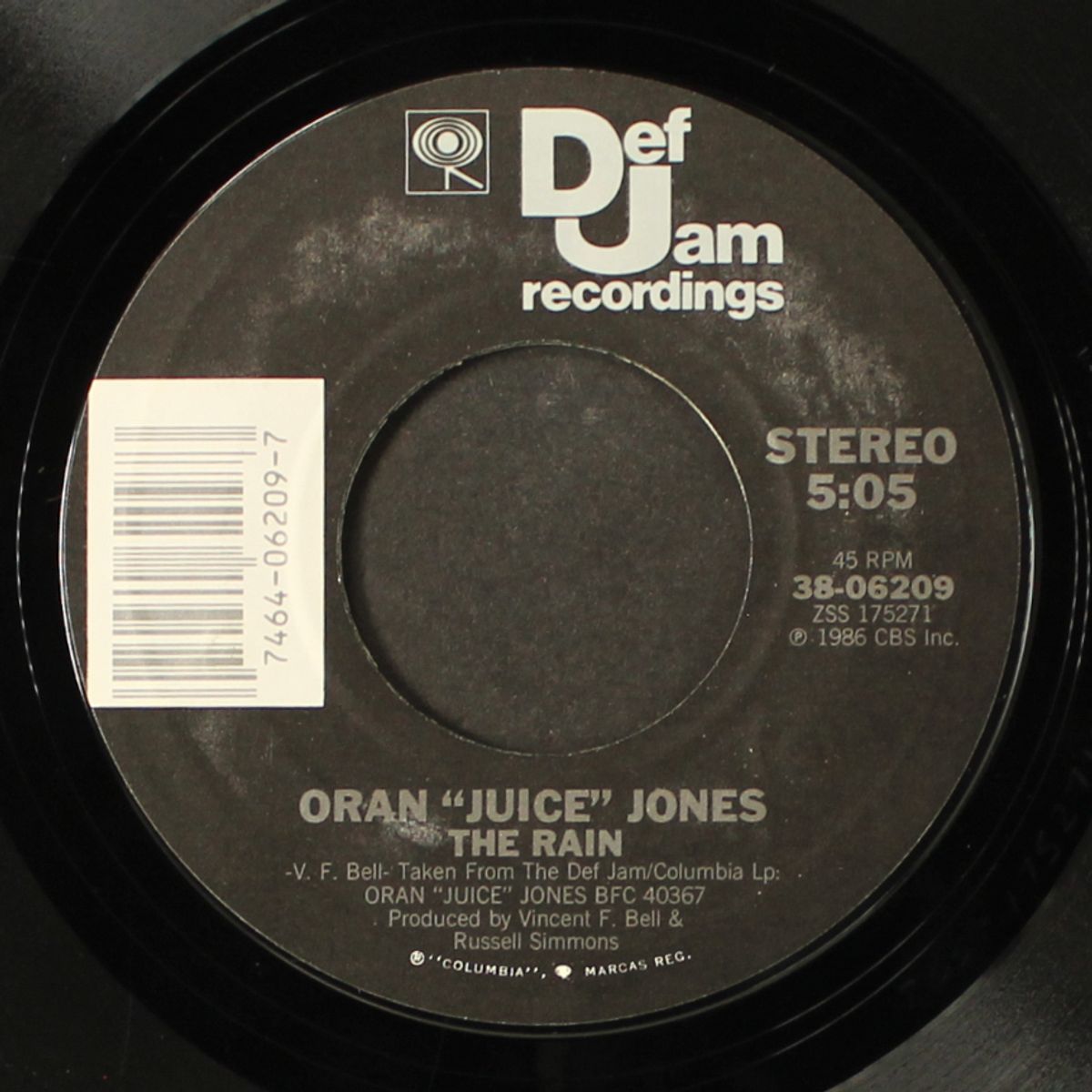 the rain / your song by ORAN "JUICE" JONES