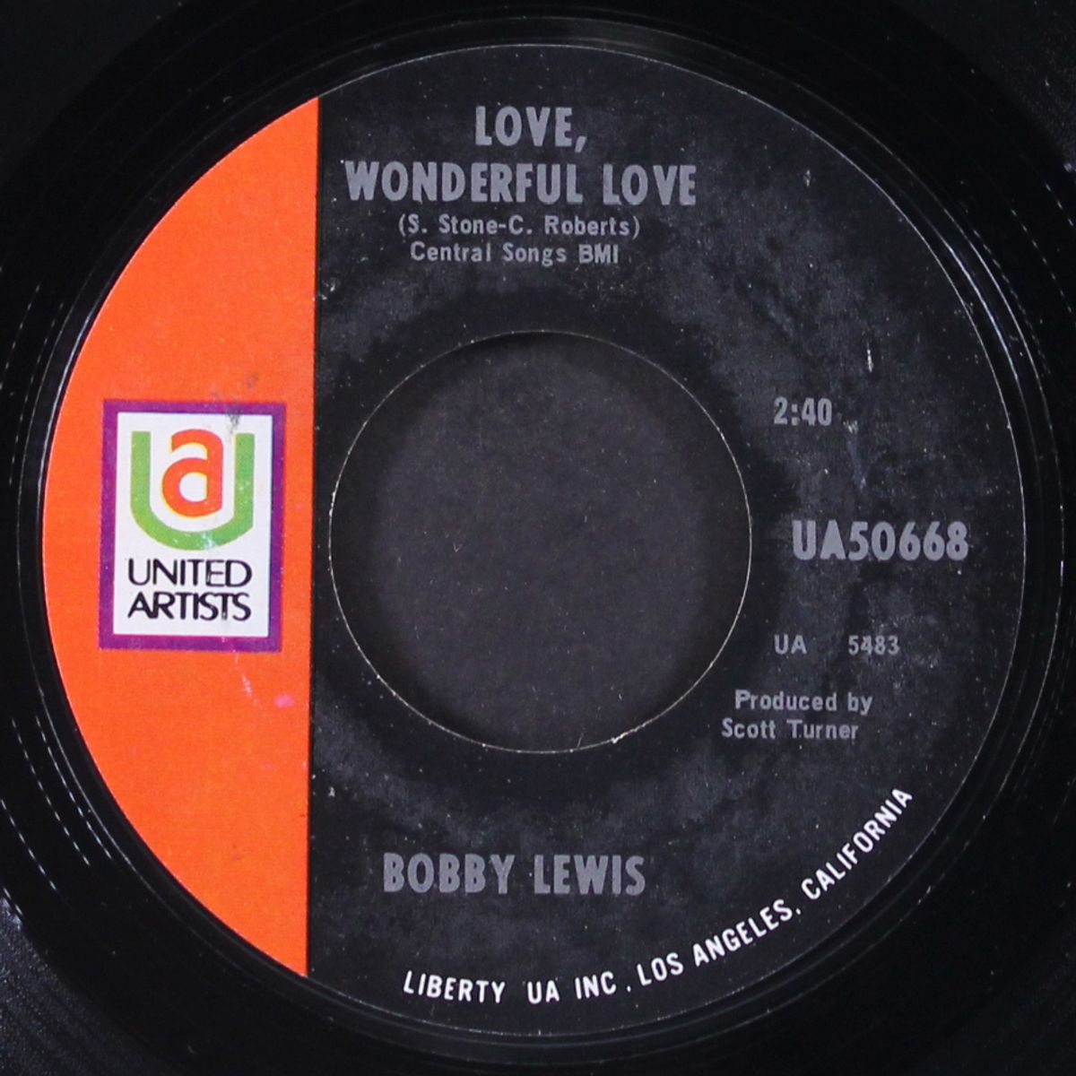 hello mary lou / love wonderful love by BOBBY LEWIS