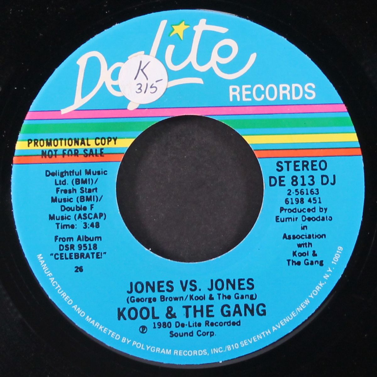 jones vs. jones / same by KOOL & THE GANG