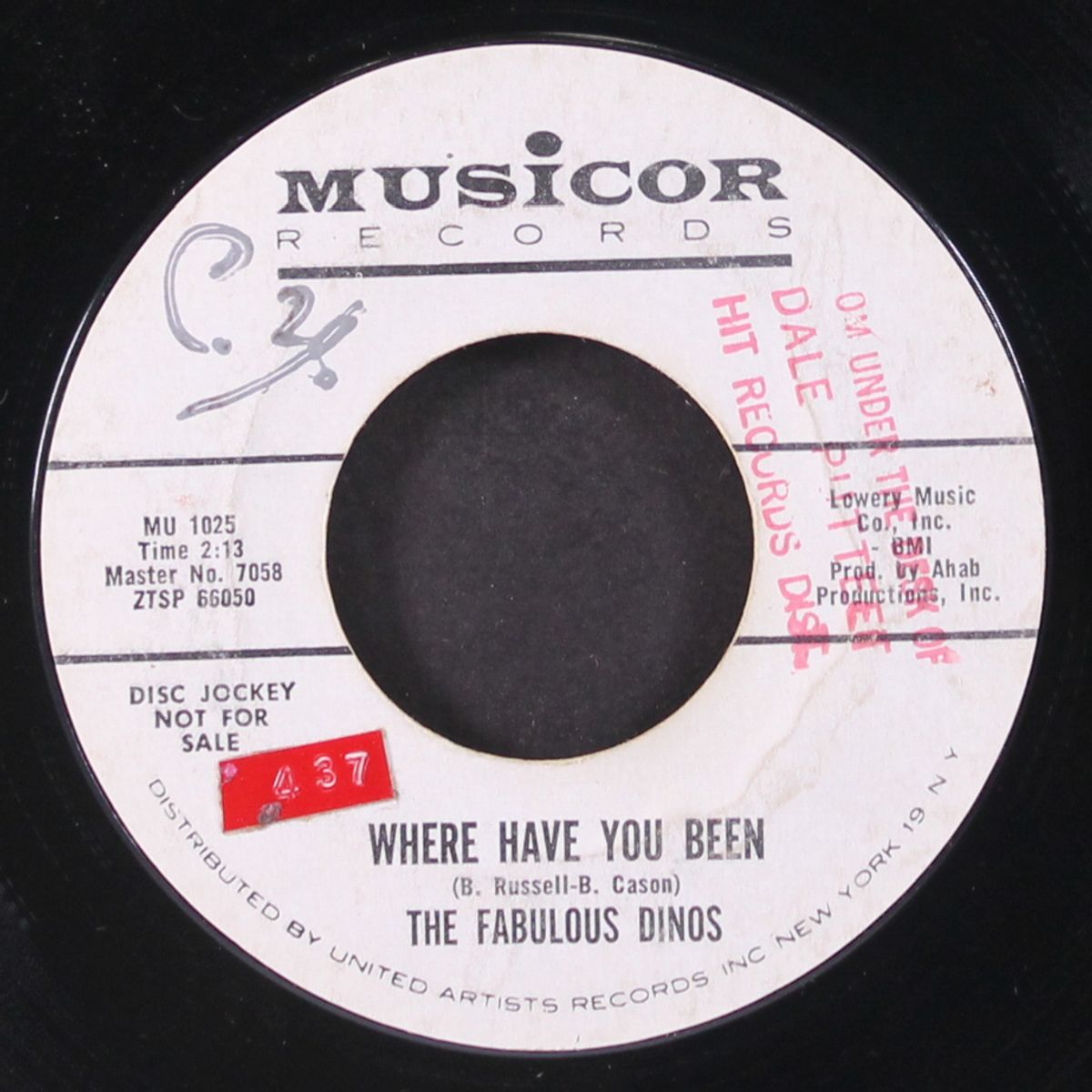 that same old song / where have you been by FABULOUS DINOS