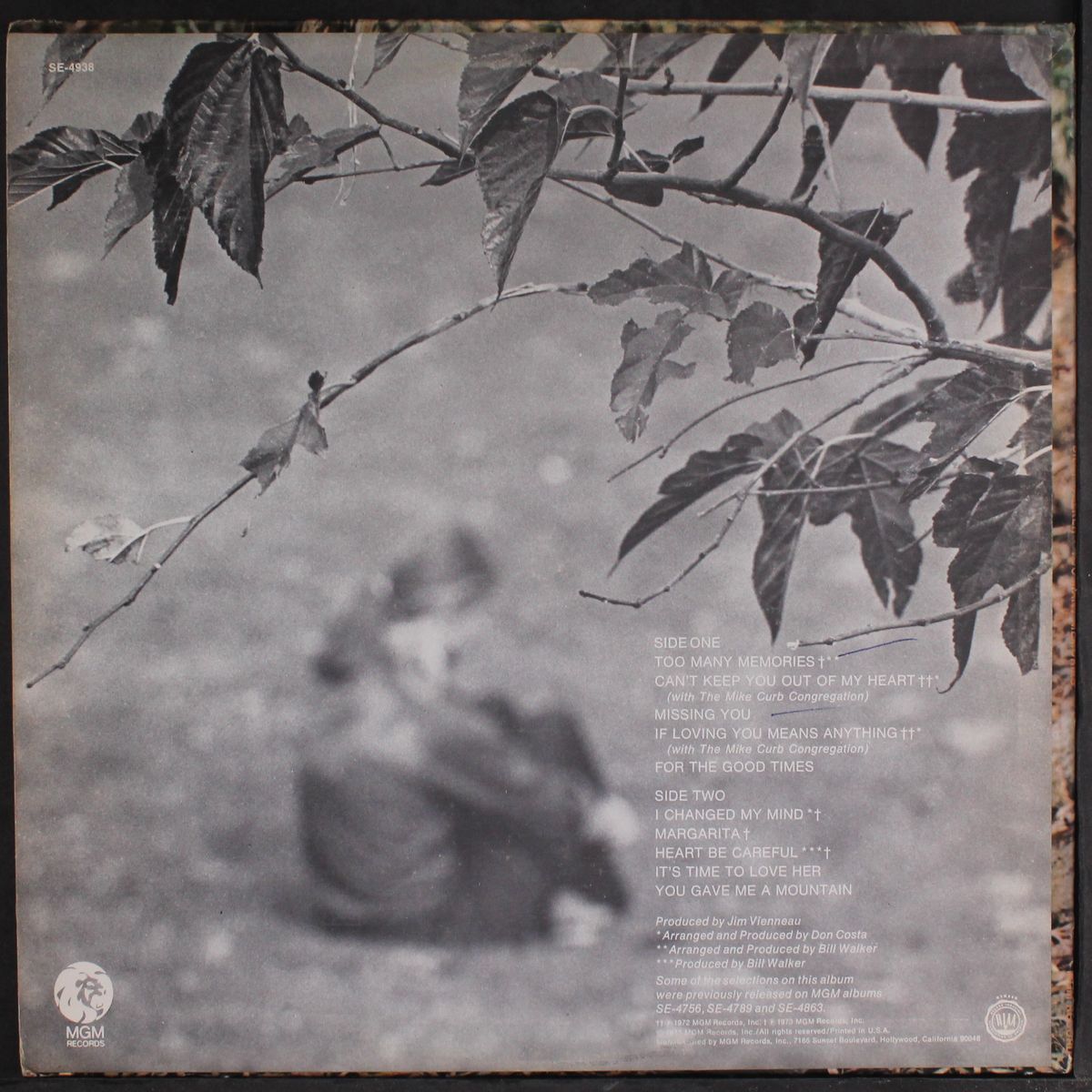 too many memories by BILLY WALKER