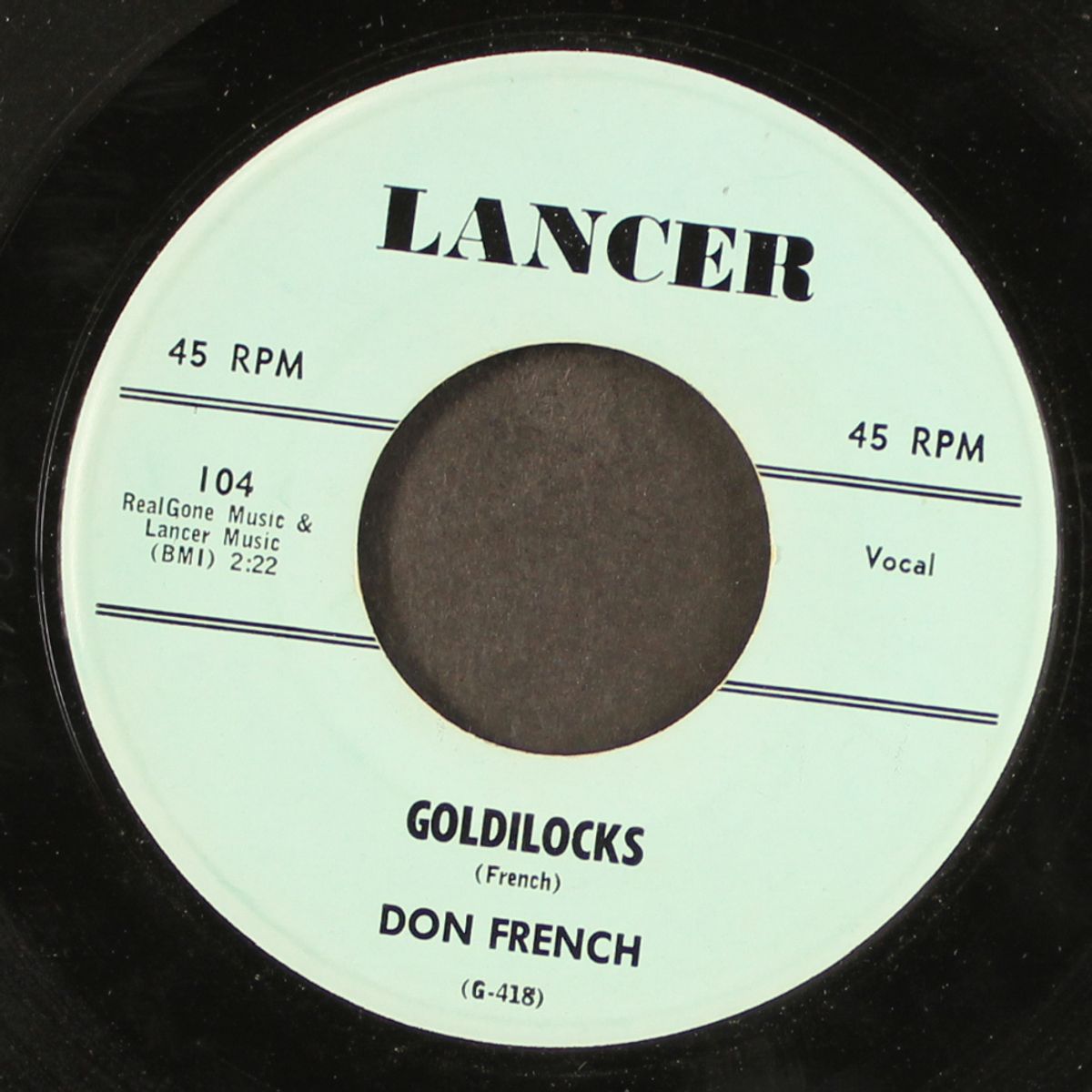 lonely saturday night / goldilocks by DON FRENCH