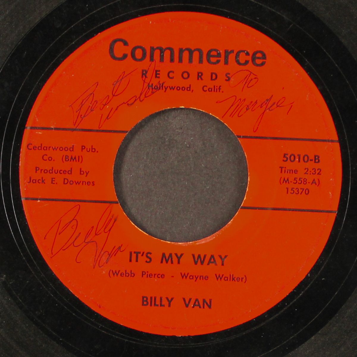 saving all my love for you / it's my way by BILLY VAN