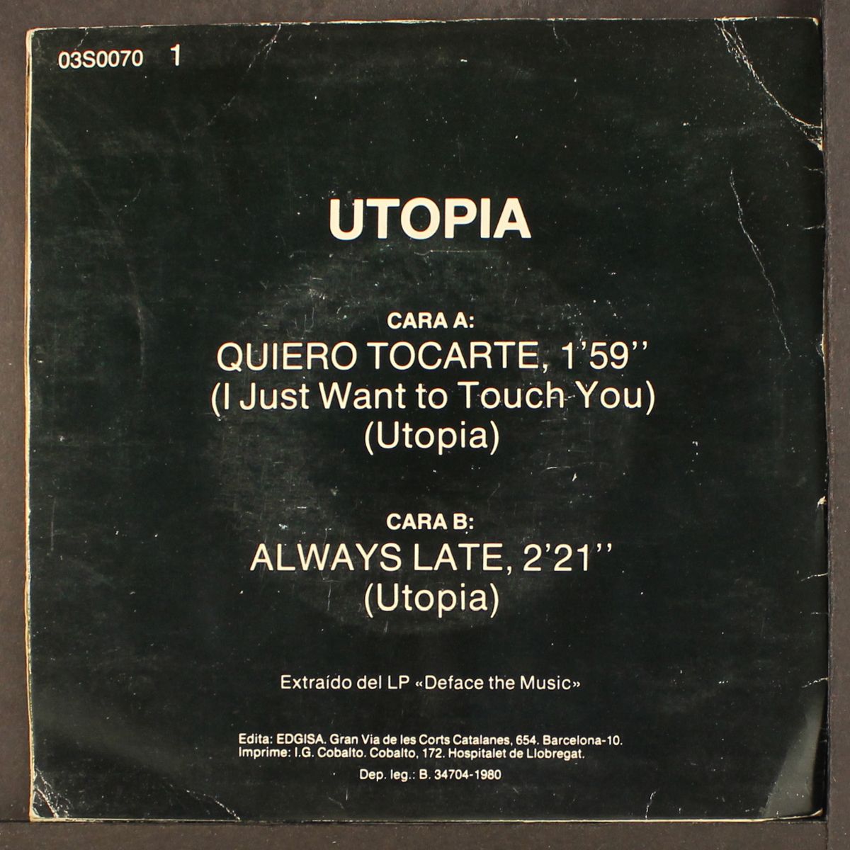 quiero tocarte by UTOPIA