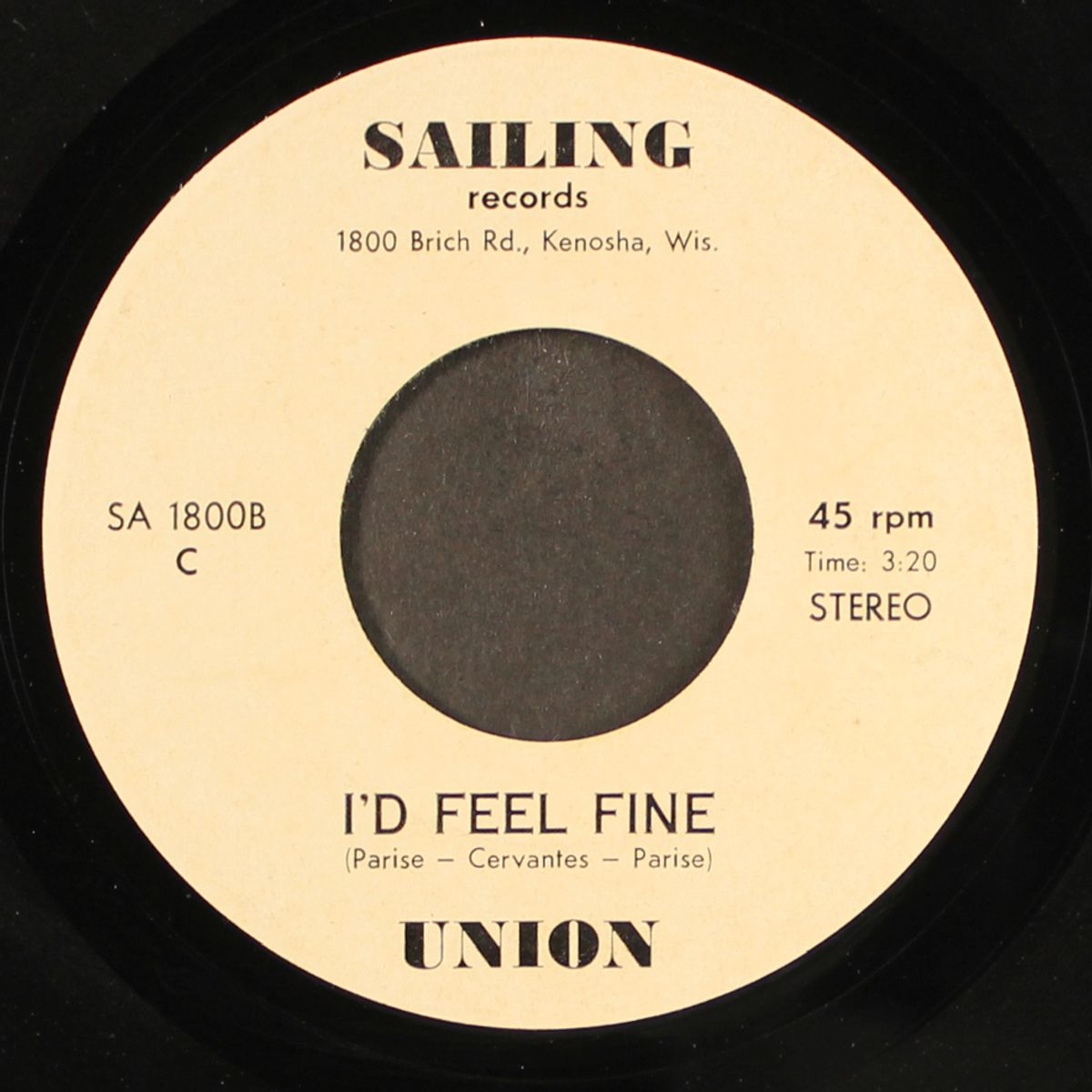 i'd feel fine / masked man by UNION