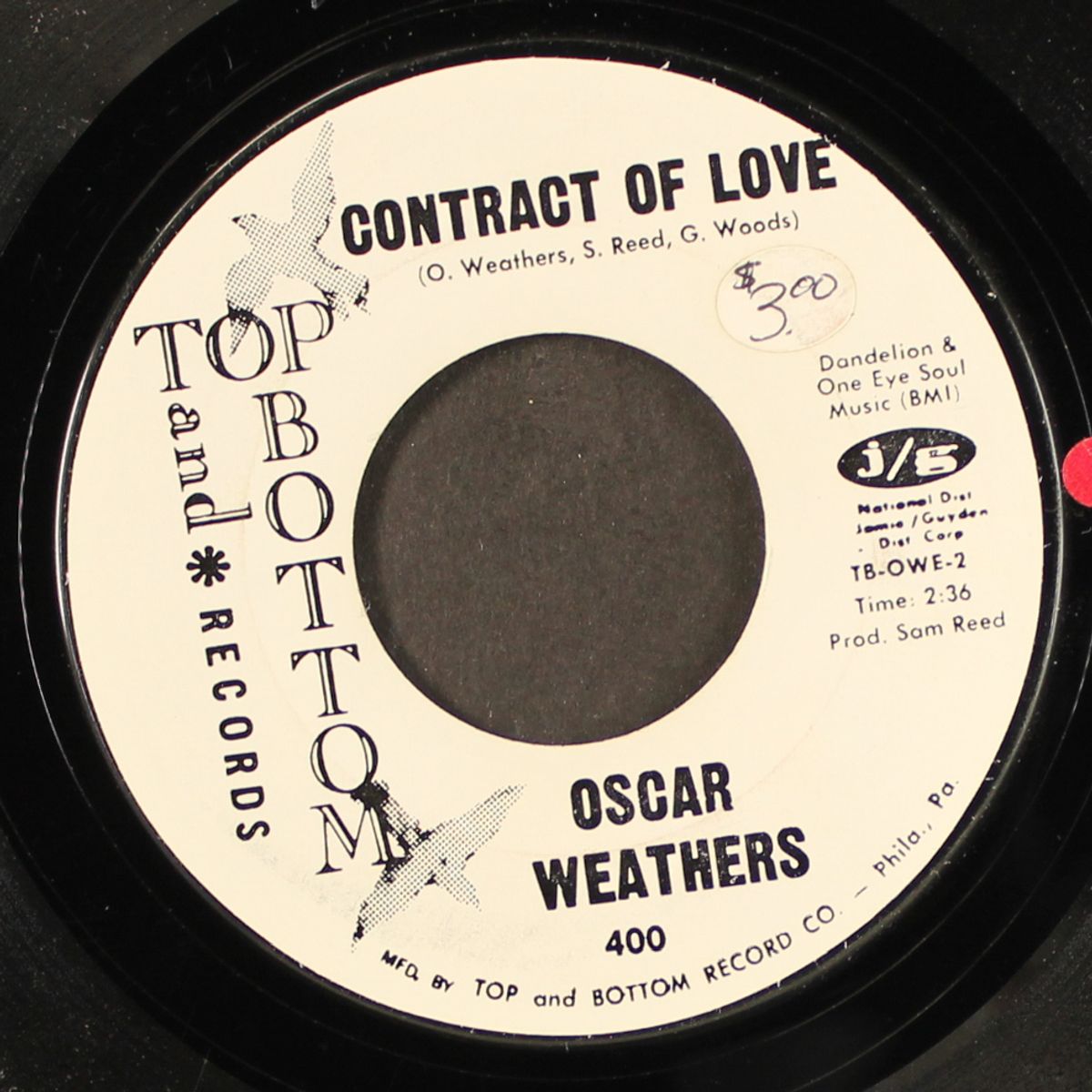 contract of love / bad woman by OSCAR WEATHERS
