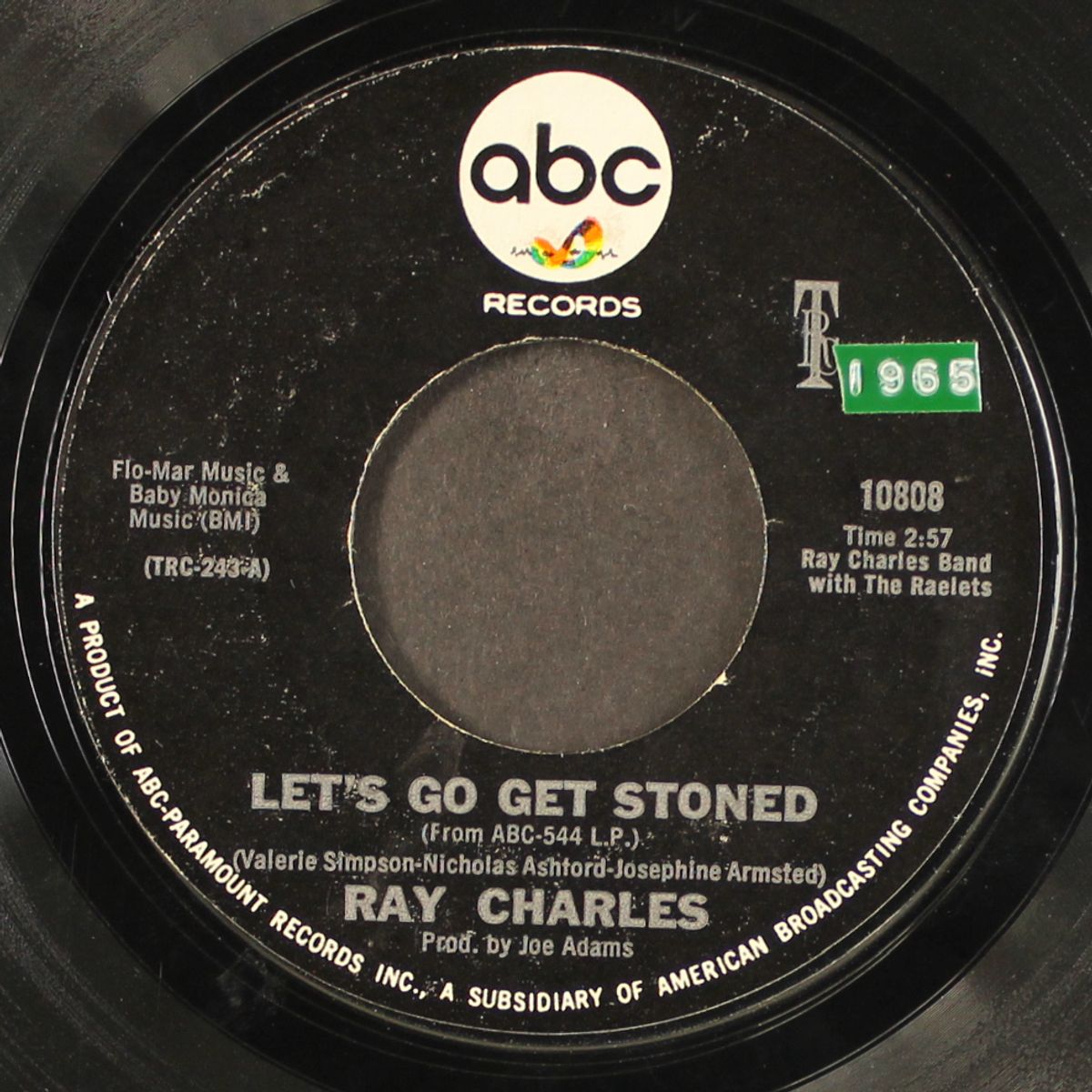 the train / let's go get stoned by RAY CHARLES