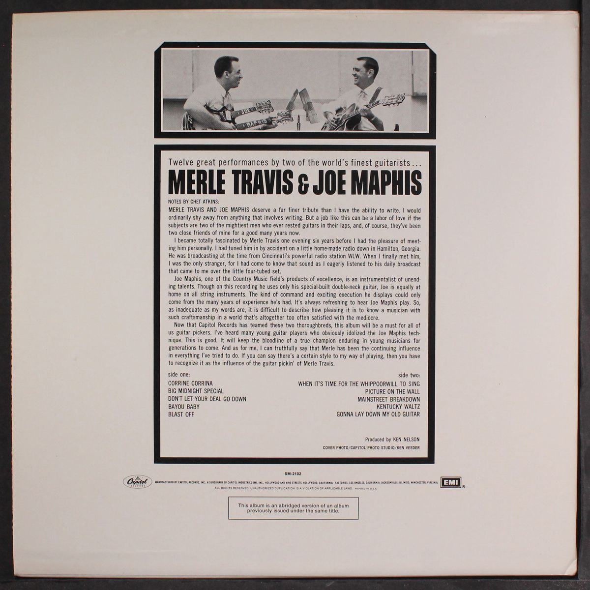 country music's two guitar greats by MERLE TRAVIS & JOE MAPHIS