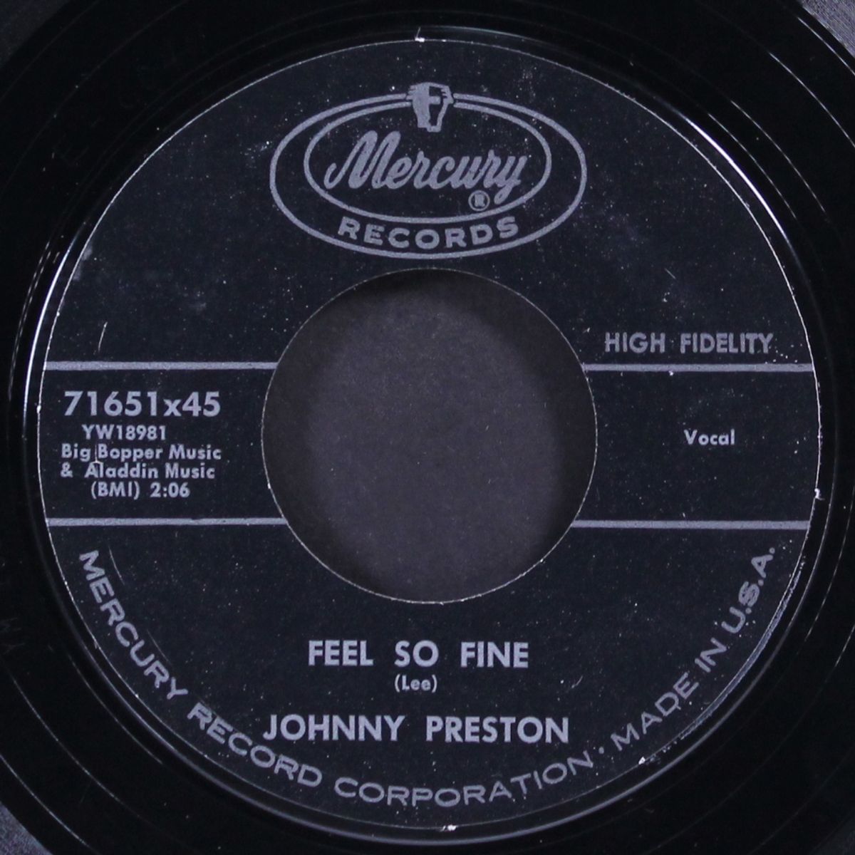 feel so fine / i'm starting to go steady by JOHNNY PRESTON