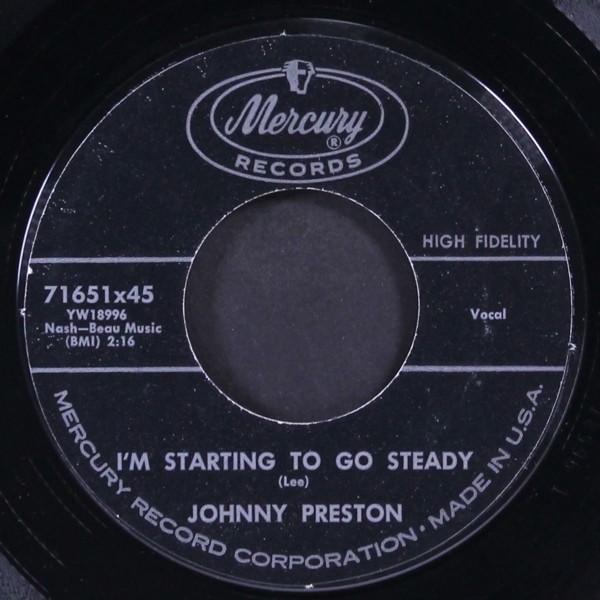 feel so fine / i'm starting to go steady by JOHNNY PRESTON