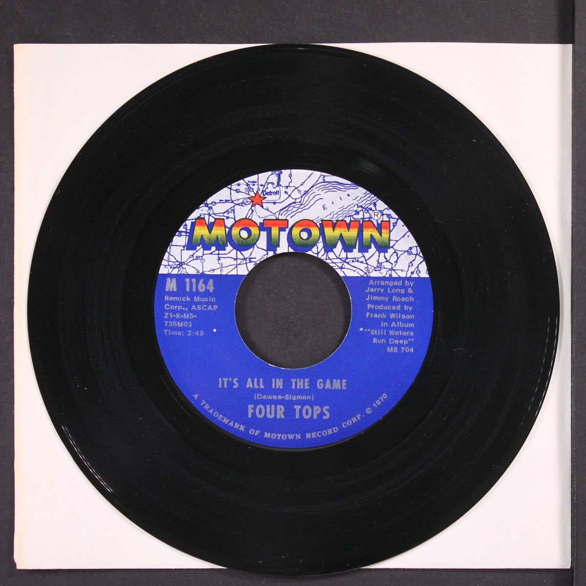 it's all in the game / love (is the answer) by FOUR TOPS