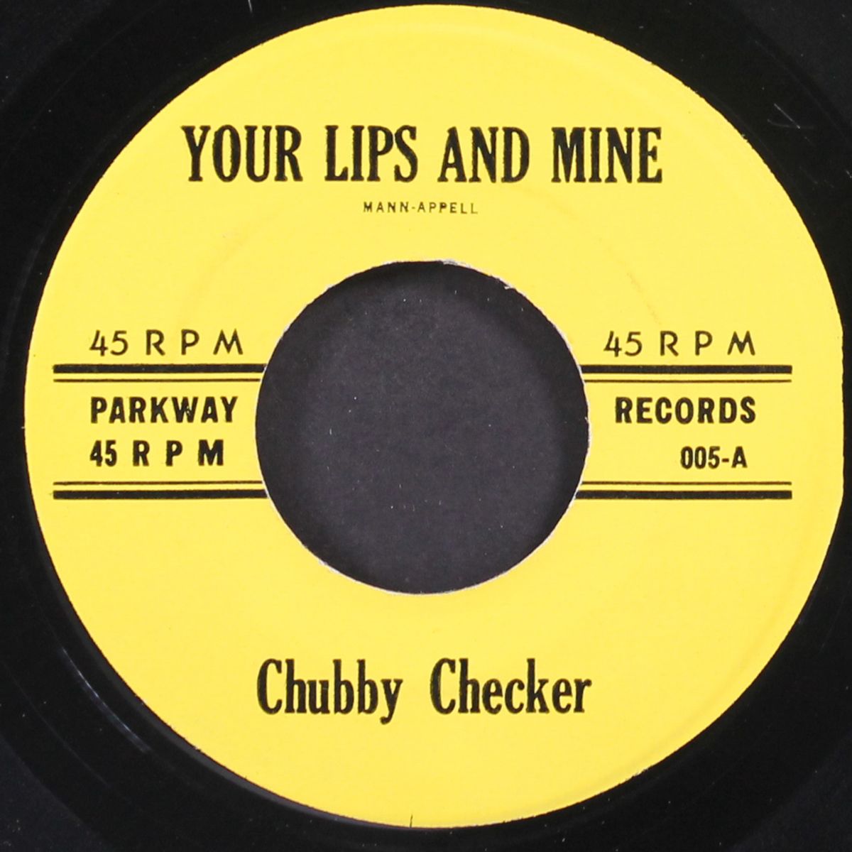 your lips and mine / dear lady twist by CHUBBY CHECKER
