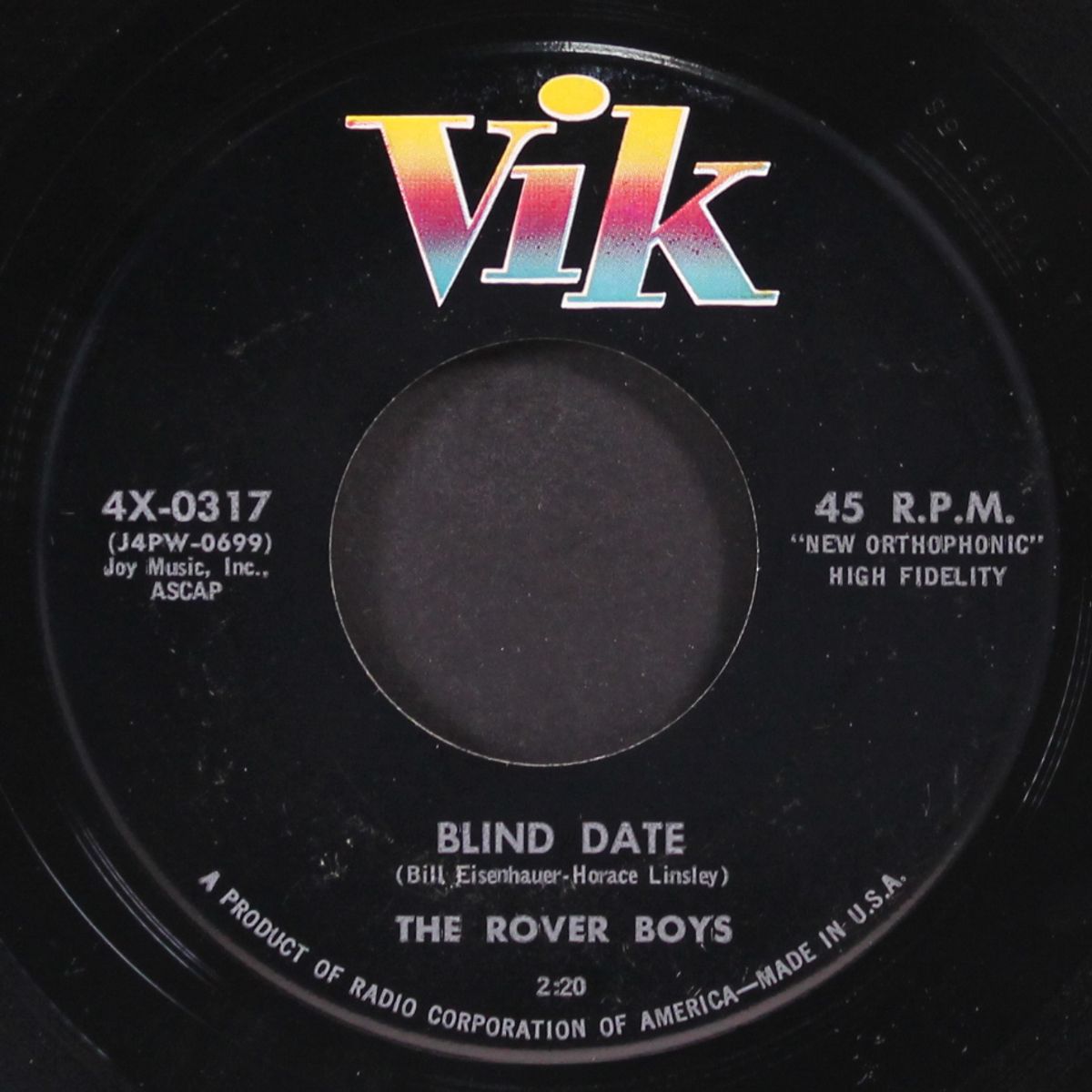 blind date / make room for me by ROVER BOYS