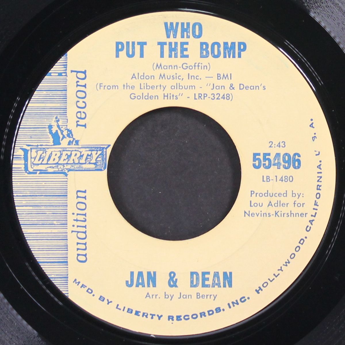 who put the bomp by JAN & DEAN