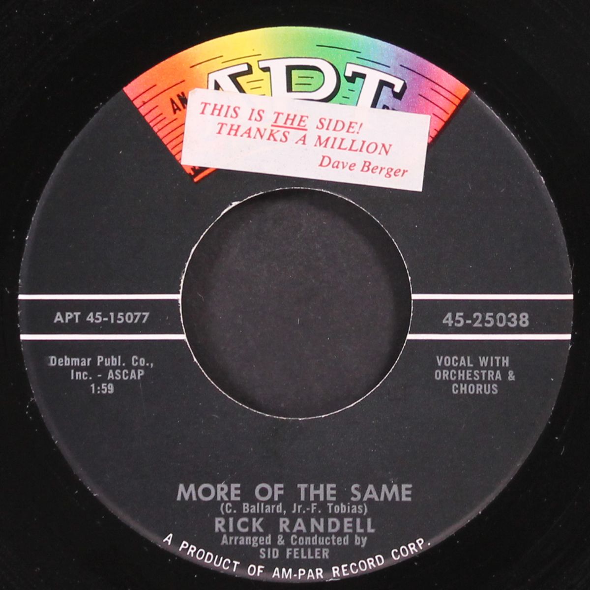 more of the same / ring that thing by RICK RANDELL