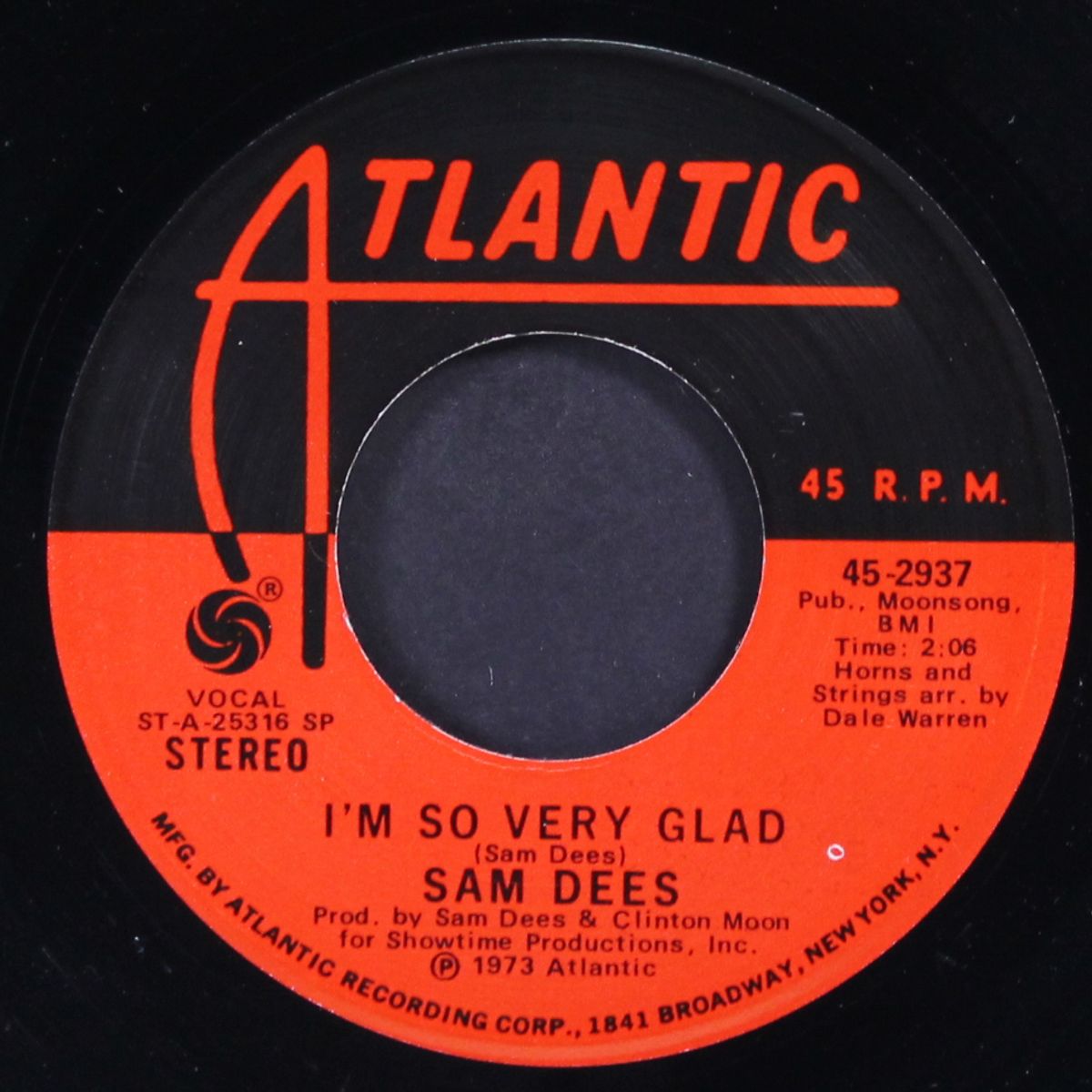 just out of my reach / i'm so very glad by SAM DEES