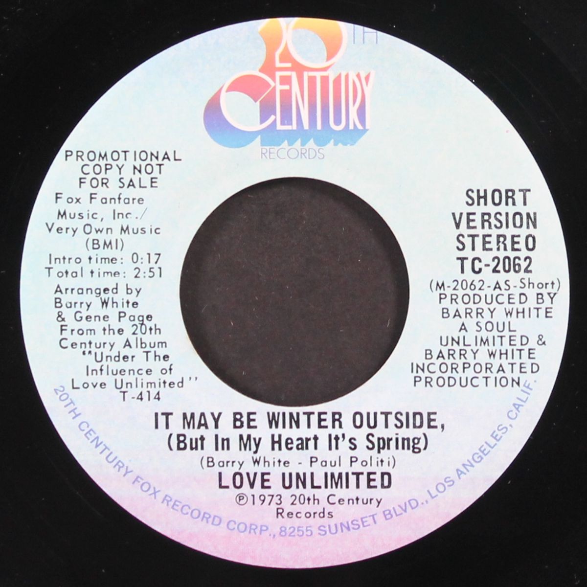 it may be winter outside / long by LOVE UNLIMITED
