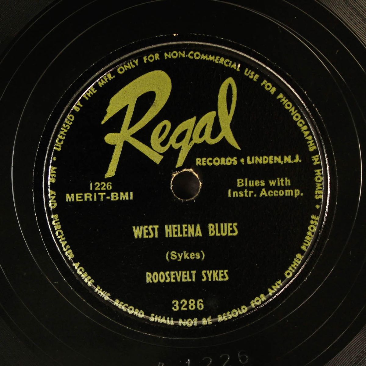 drivin' wheel / west helena blues by ROOSEVELT SYKES
