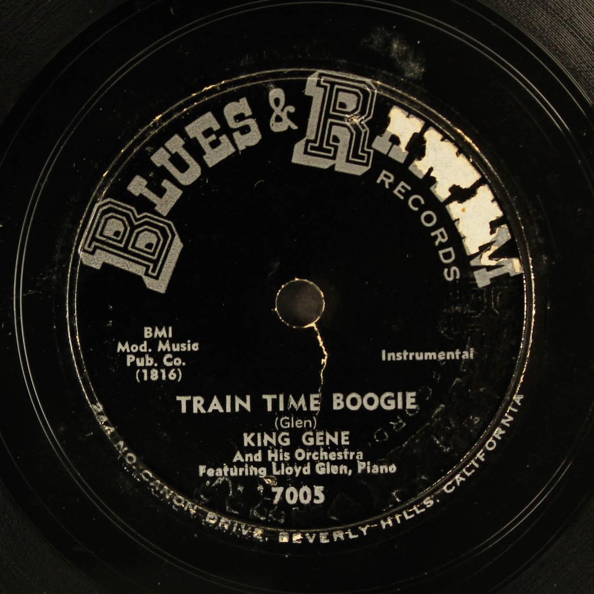 great big pretty legs / train time boogie by KING GENE