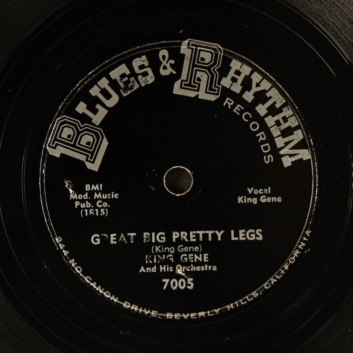 great big pretty legs / train time boogie by KING GENE