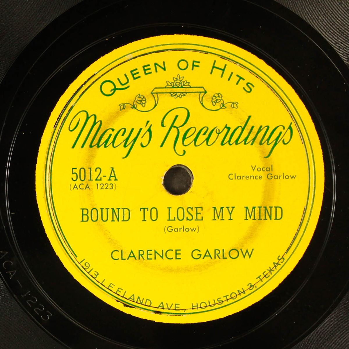 bound to lose my mind / jumpin' for joy by CLARENCE GARLOW