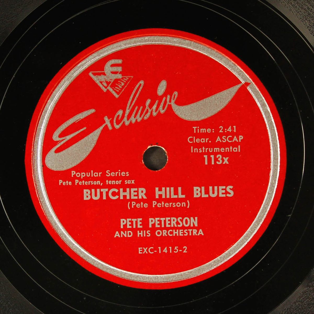 rock bottom / butcher hill blues by PETE PETERSON