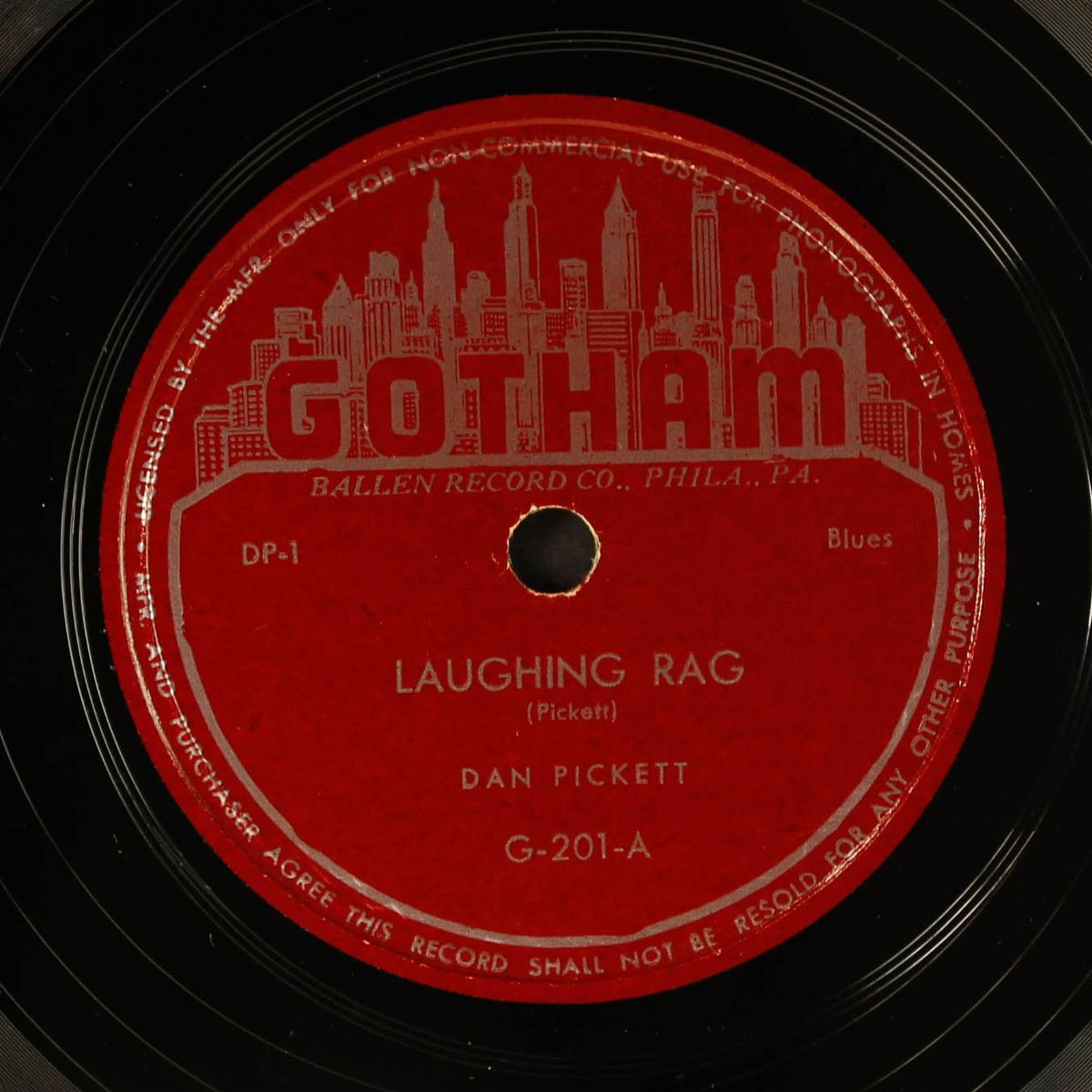 that's grieving me / laughing rag by DAN PICKETT
