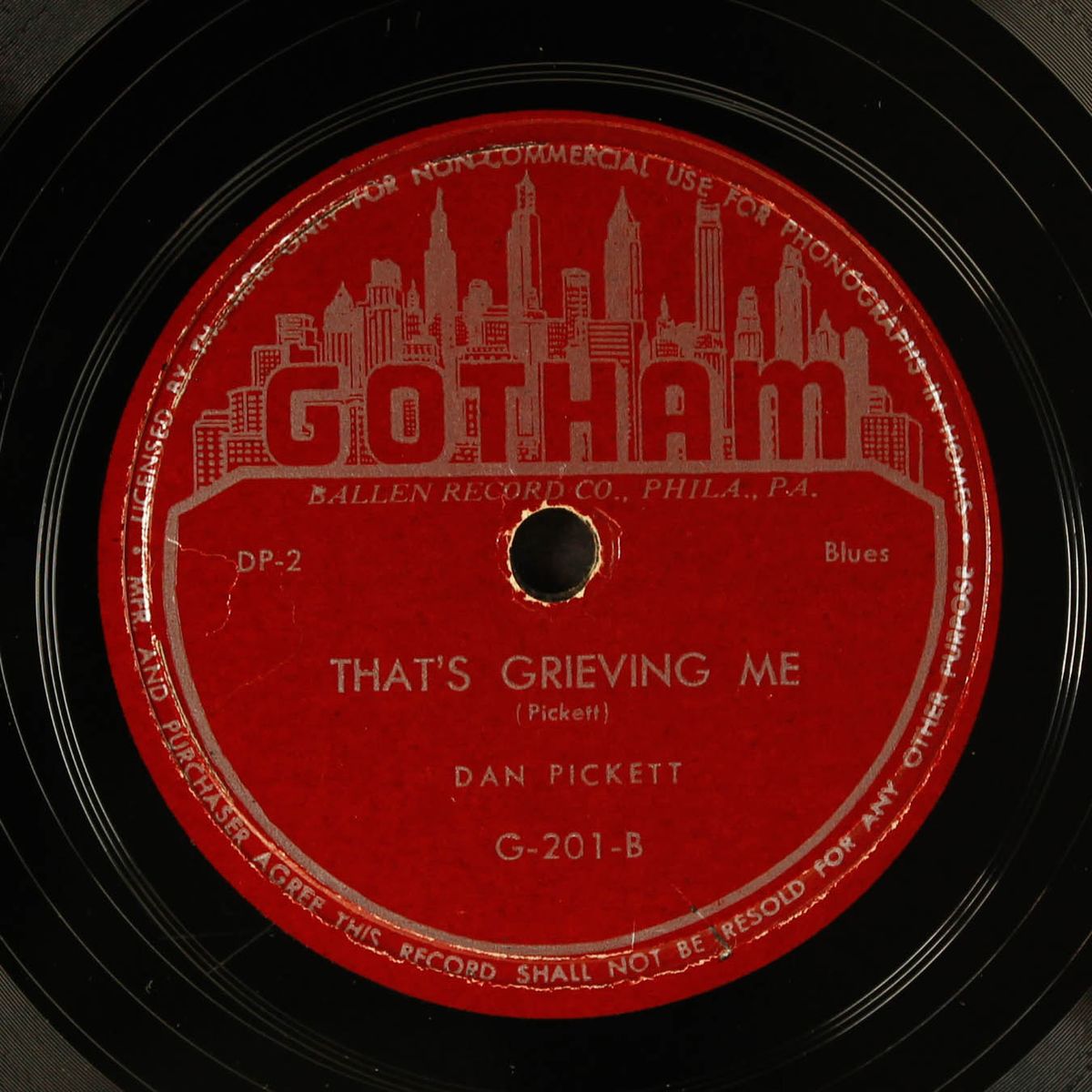 that's grieving me / laughing rag by DAN PICKETT