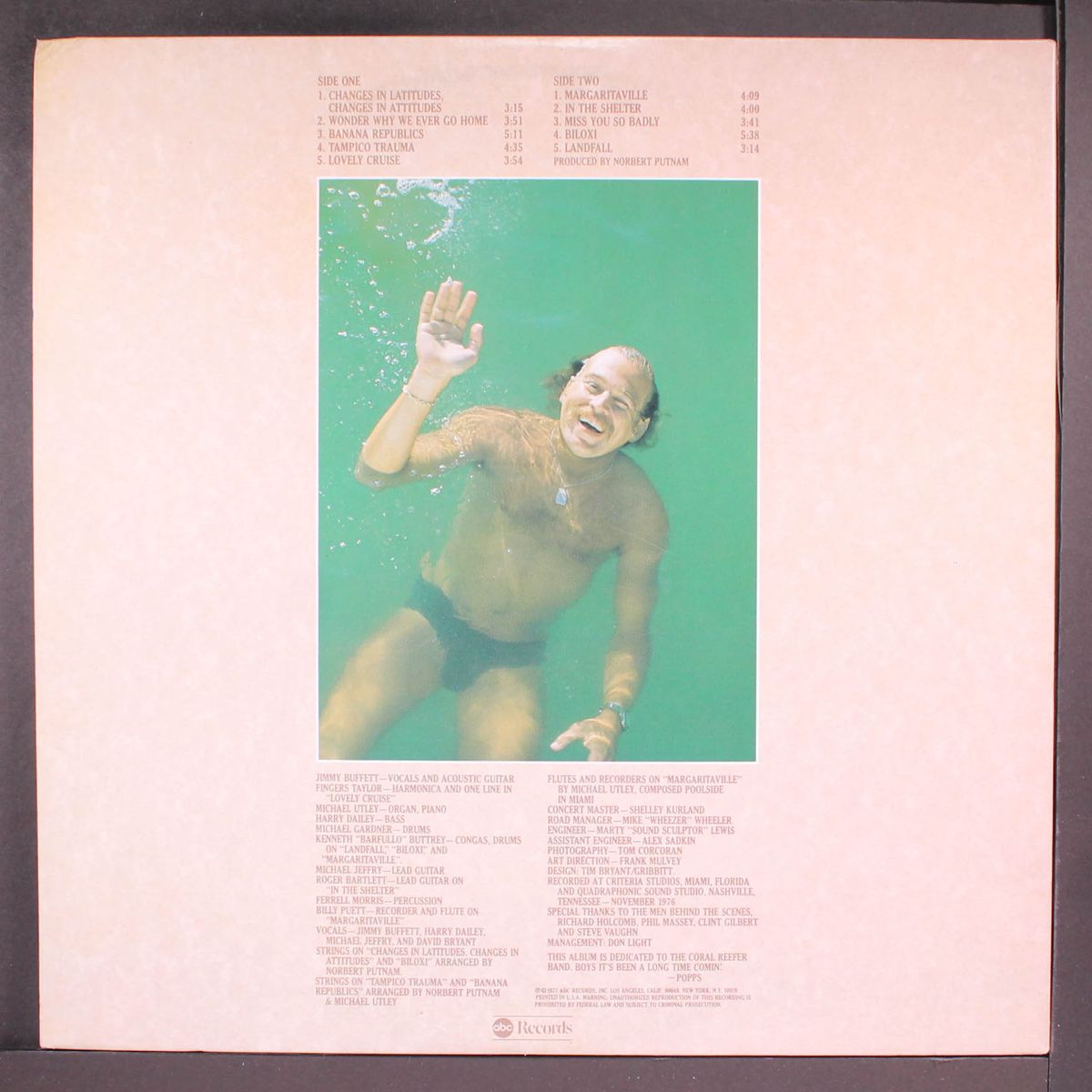 changes in latitudes, changes in attitudes by JIMMY BUFFETT
