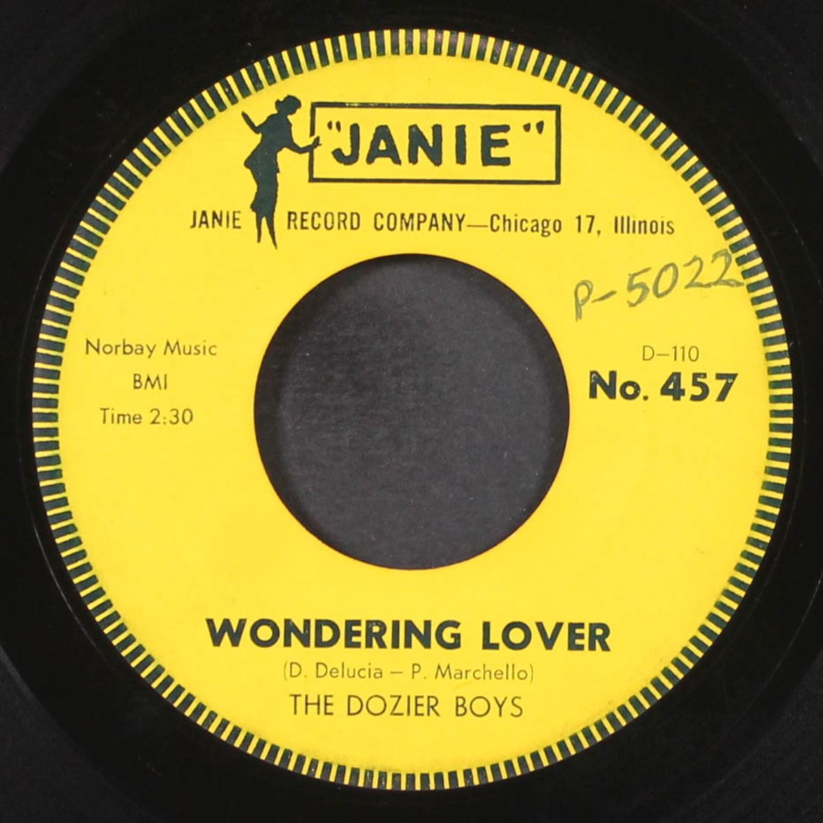 wondering lover / special kind of lovin' by DOZIER BOYS