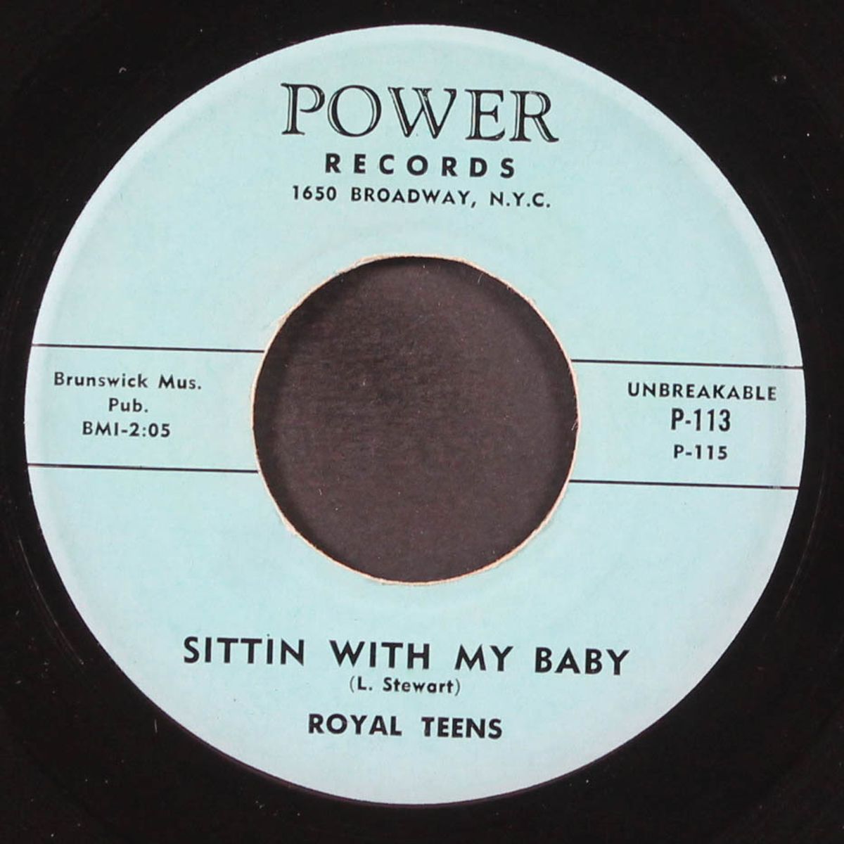sittin' with my baby / mad gass by ROYAL TEENS