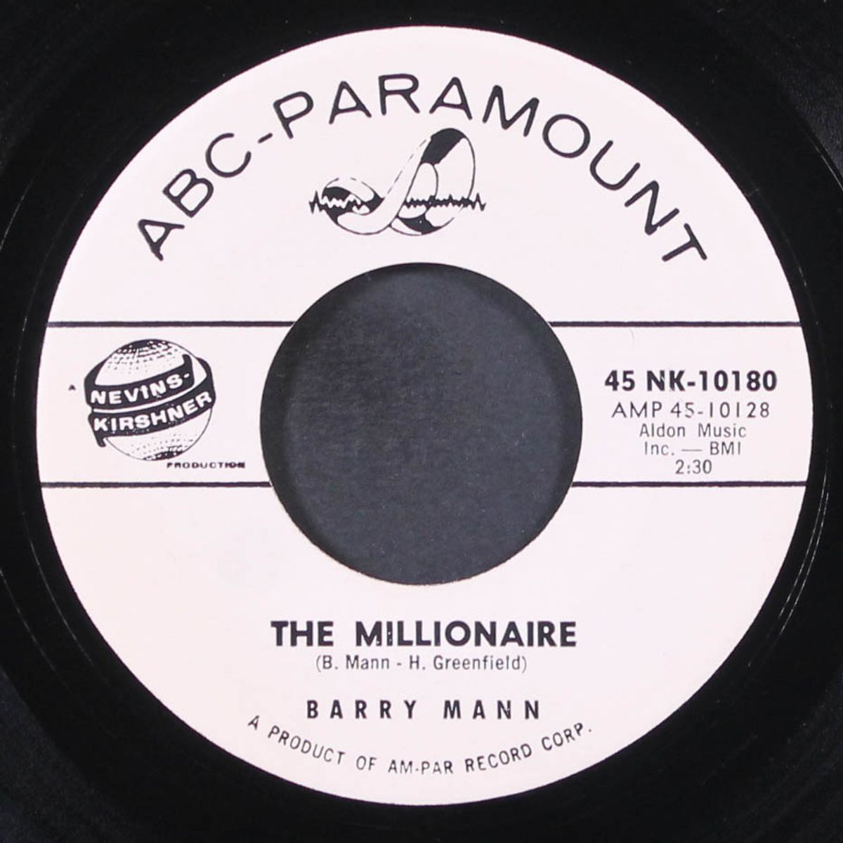 happy birthday, broken heart / the millionaire by BARRY MANN