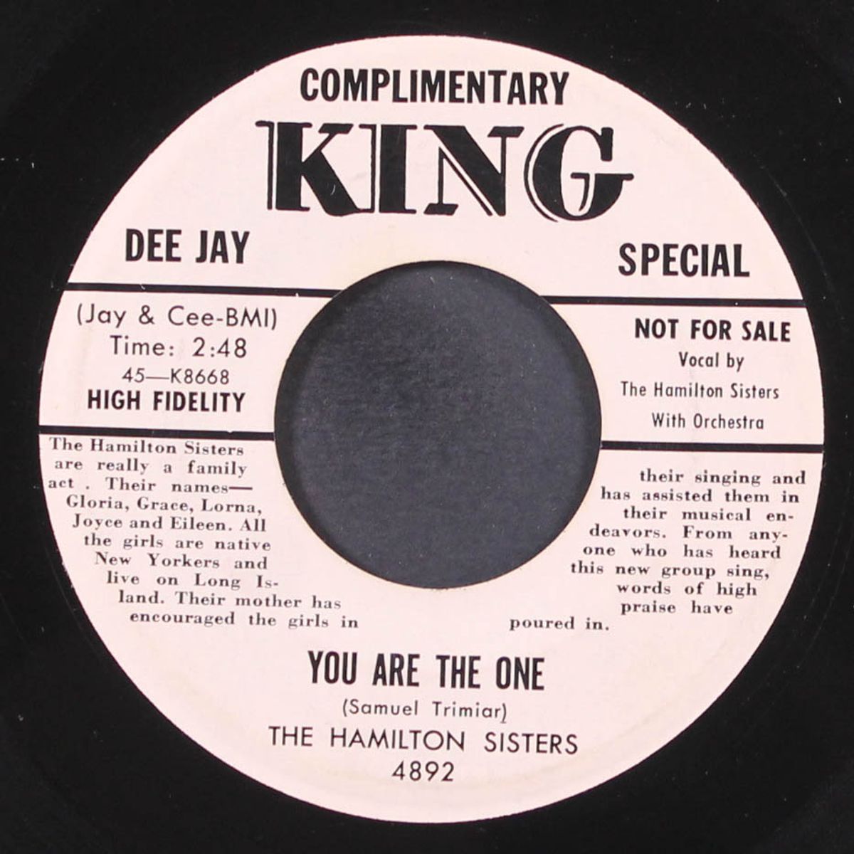 you are the one / lonely cabin by HAMILTON SISTERS