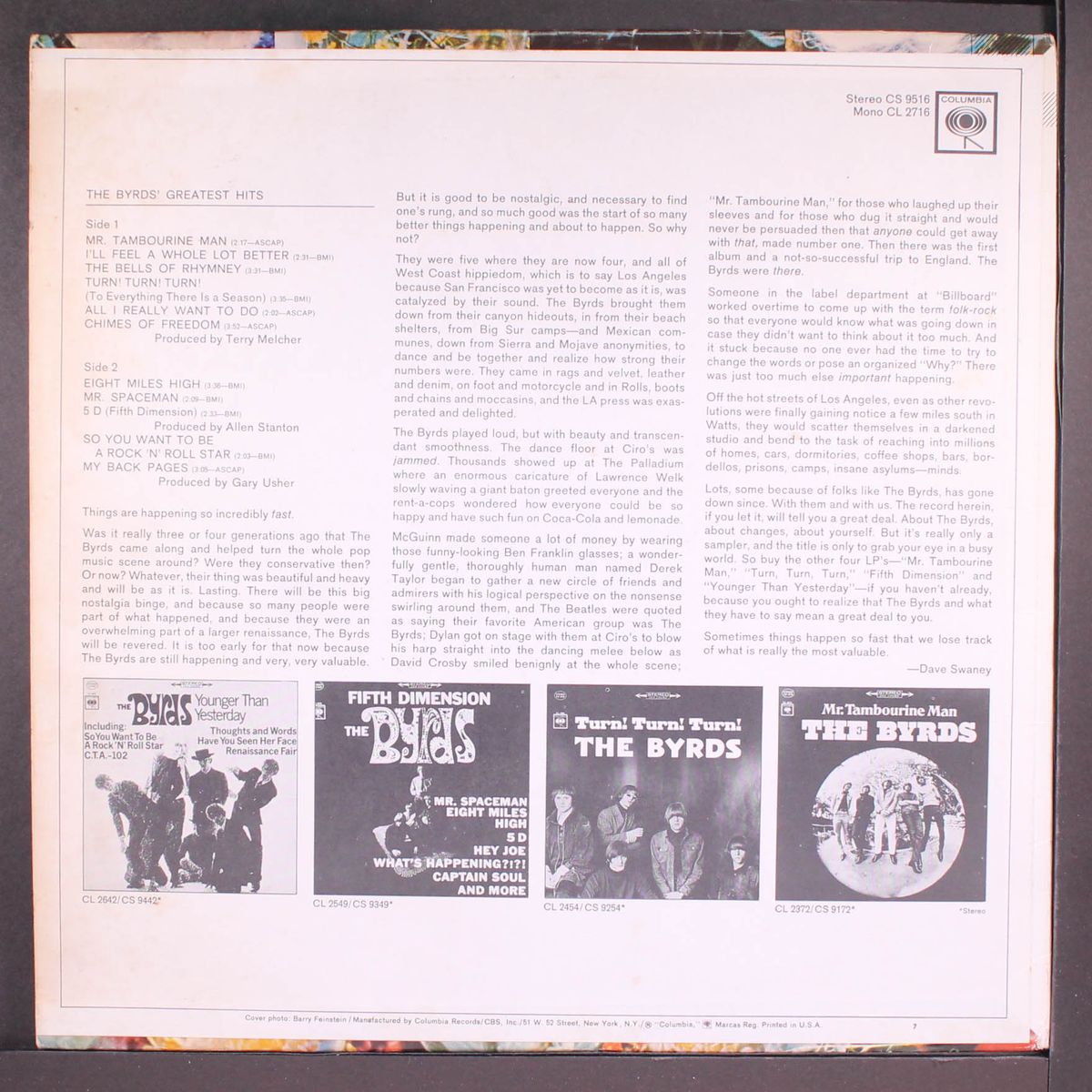 greatest hits by BYRDS