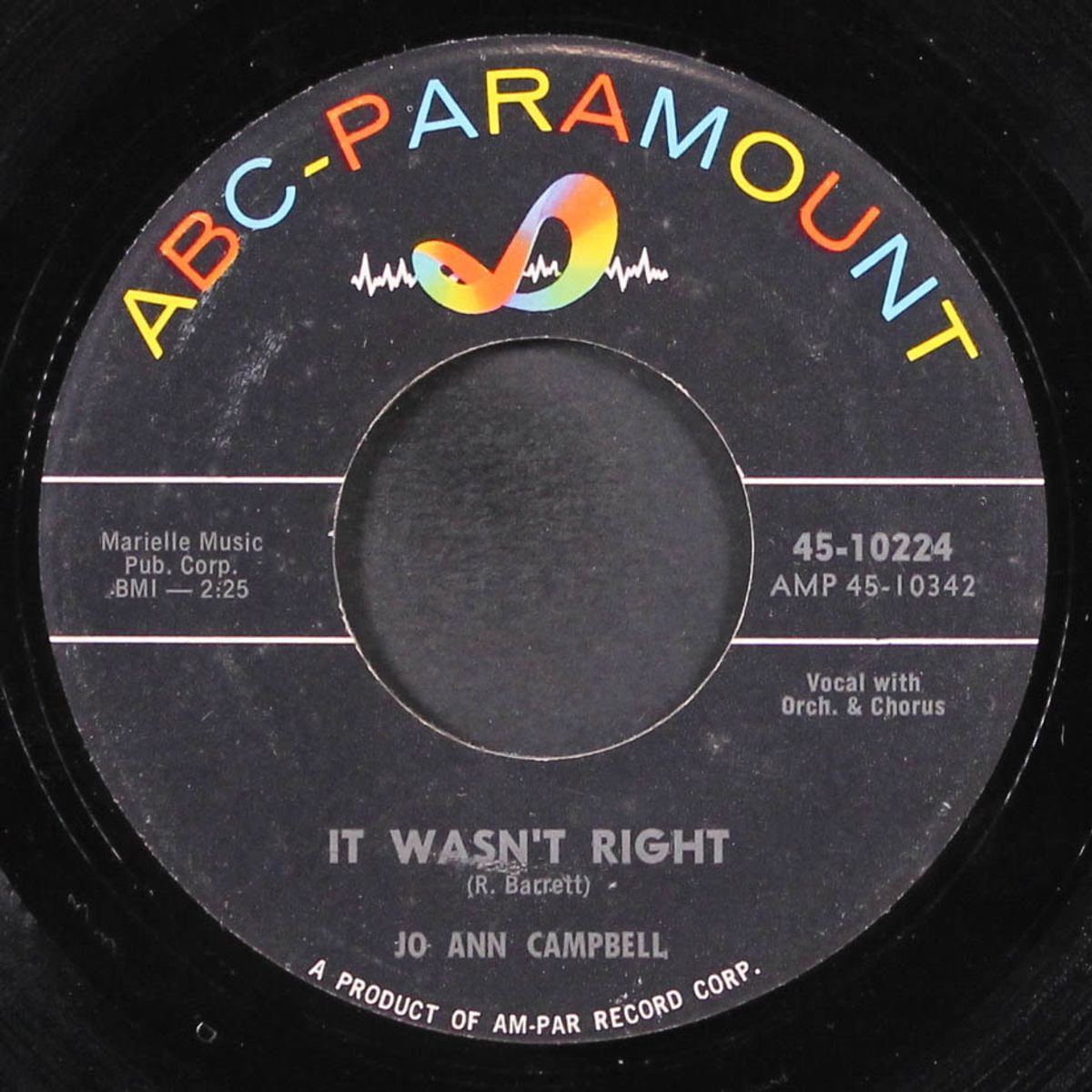 eddie my love / it wasn't right by JO ANN CAMPBELL