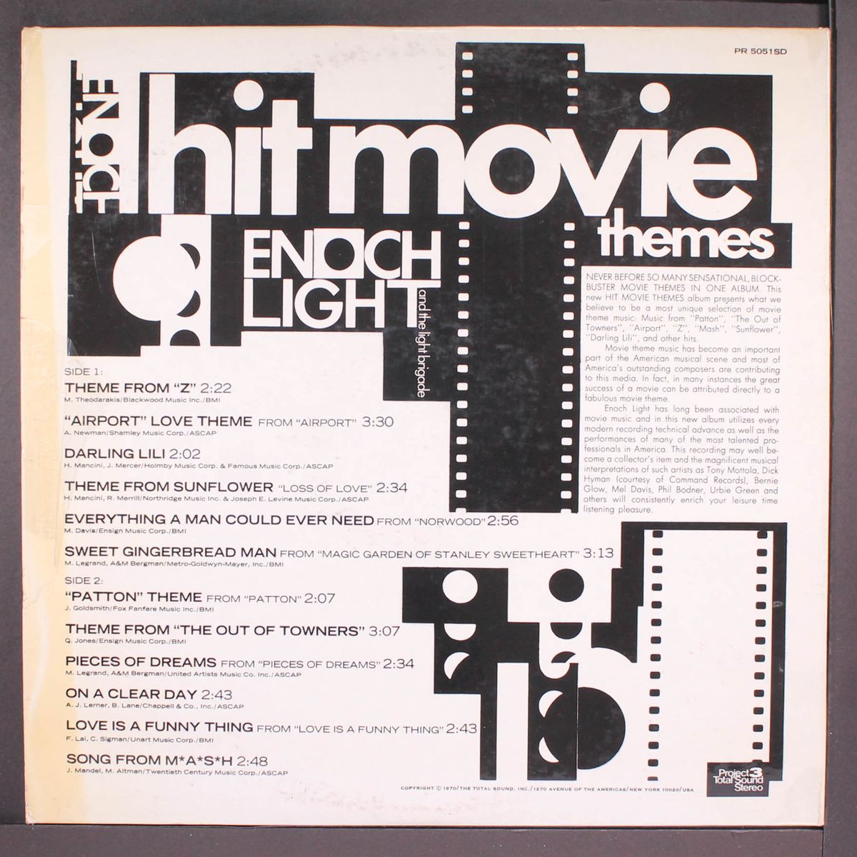 hit movie themes by ENOCH LIGHT