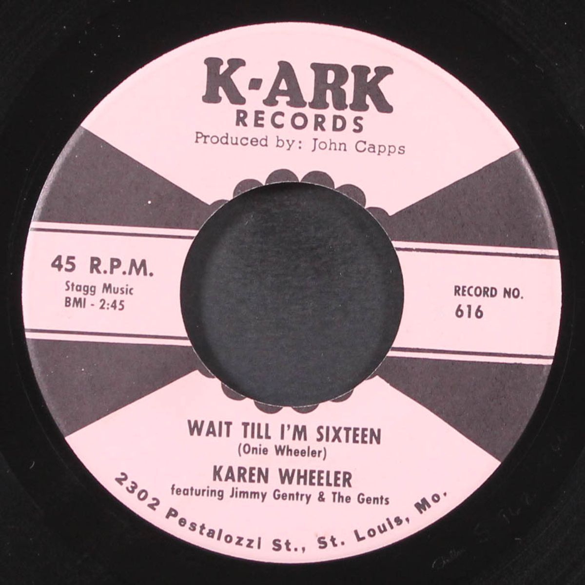 wait till i'm sixteen / going to hold my baby by KAREN WHEELER