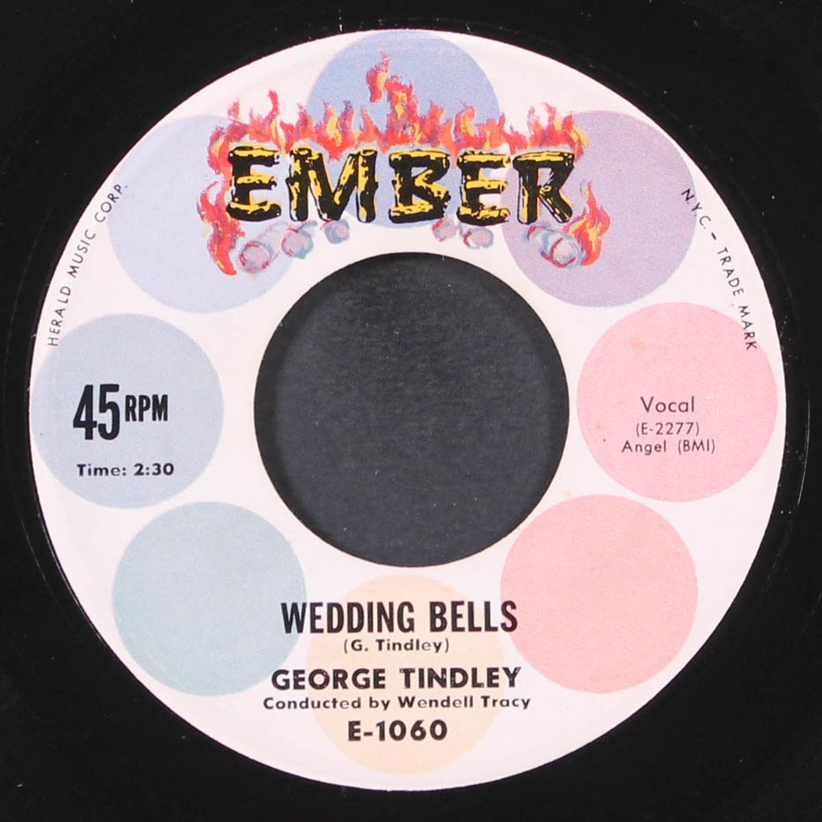 wedding bells / no lonely nights by GEORGE TINDLEY