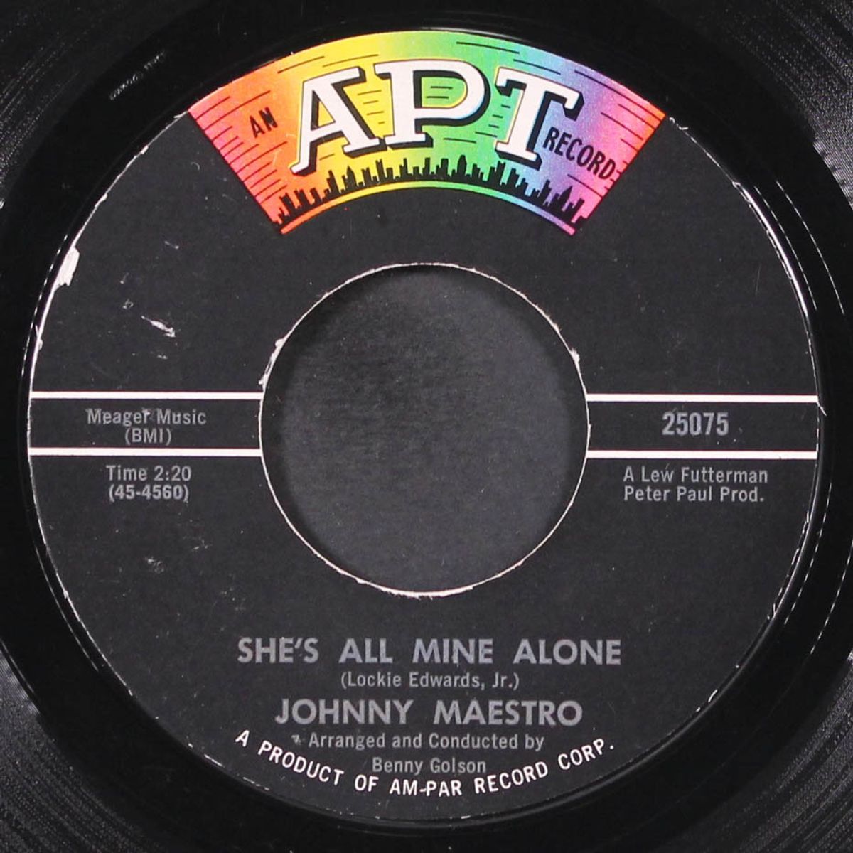 phone booth on the highway / she's all mine alone by JOHNNY MAESTRO